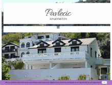 Tablet Screenshot of apartments-pavlecic.com
